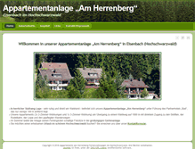 Tablet Screenshot of fewo-am-herrenberg.de